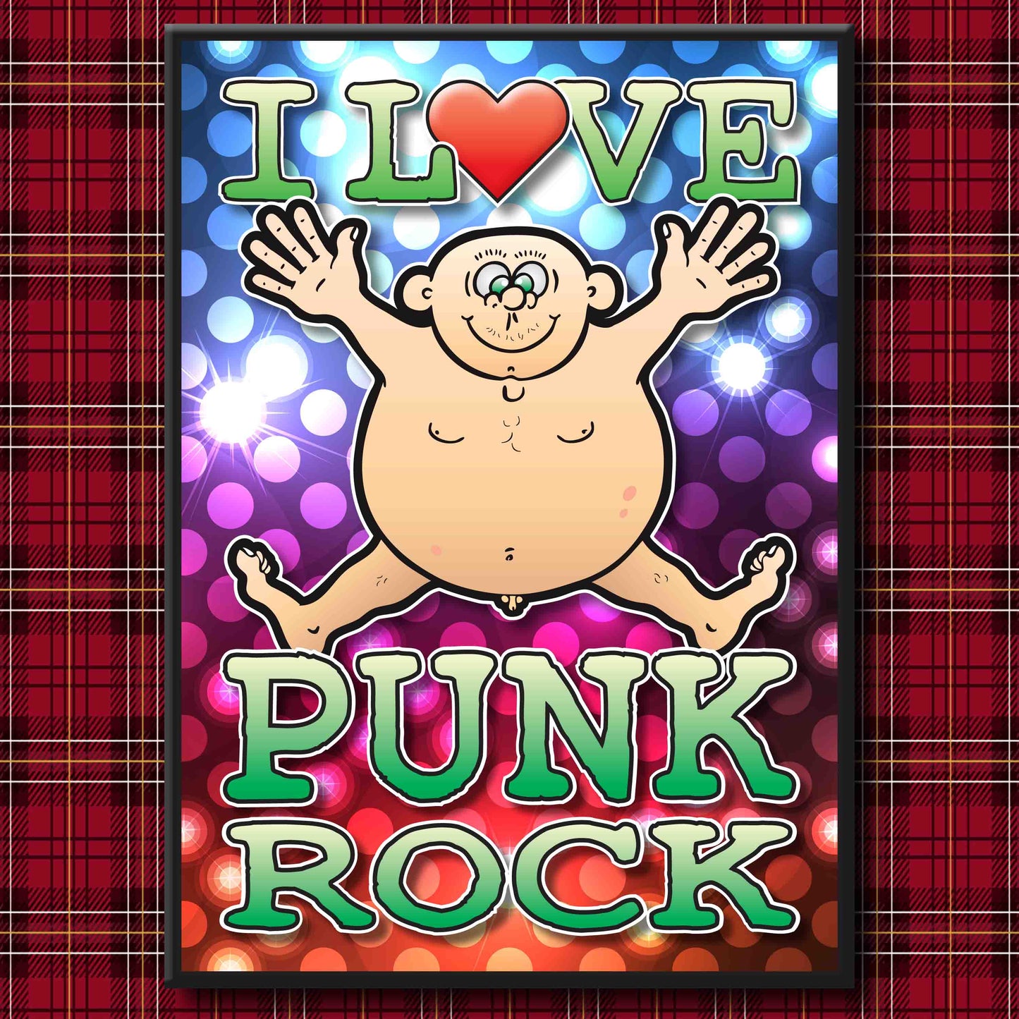 Fat Man "I Love Punk Rock" Art Print + Stuff