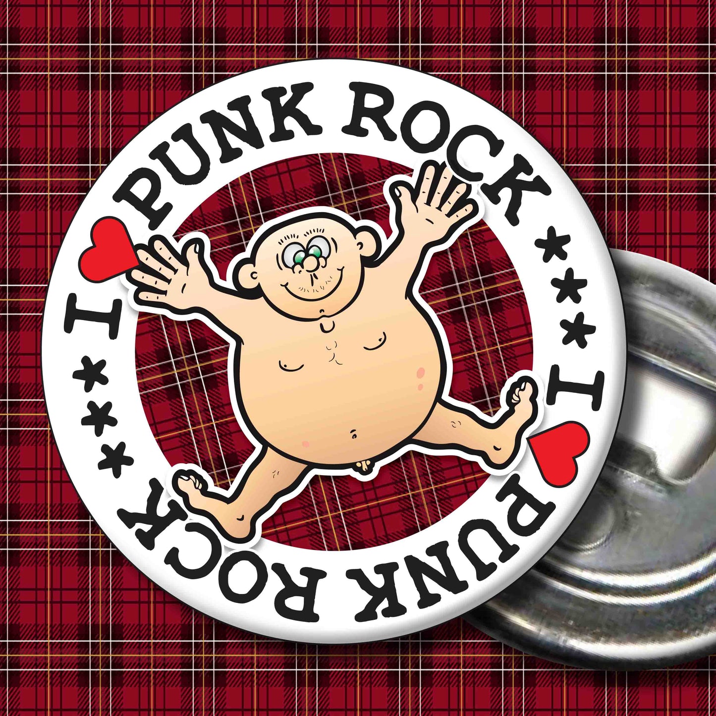 Fat Man "I Love Punk Rock" Art Print + Stuff