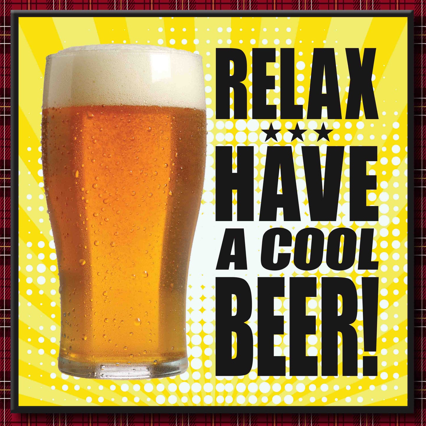 Cool Beer! Art Print + Badge + Bottle Opener + Birthday Card