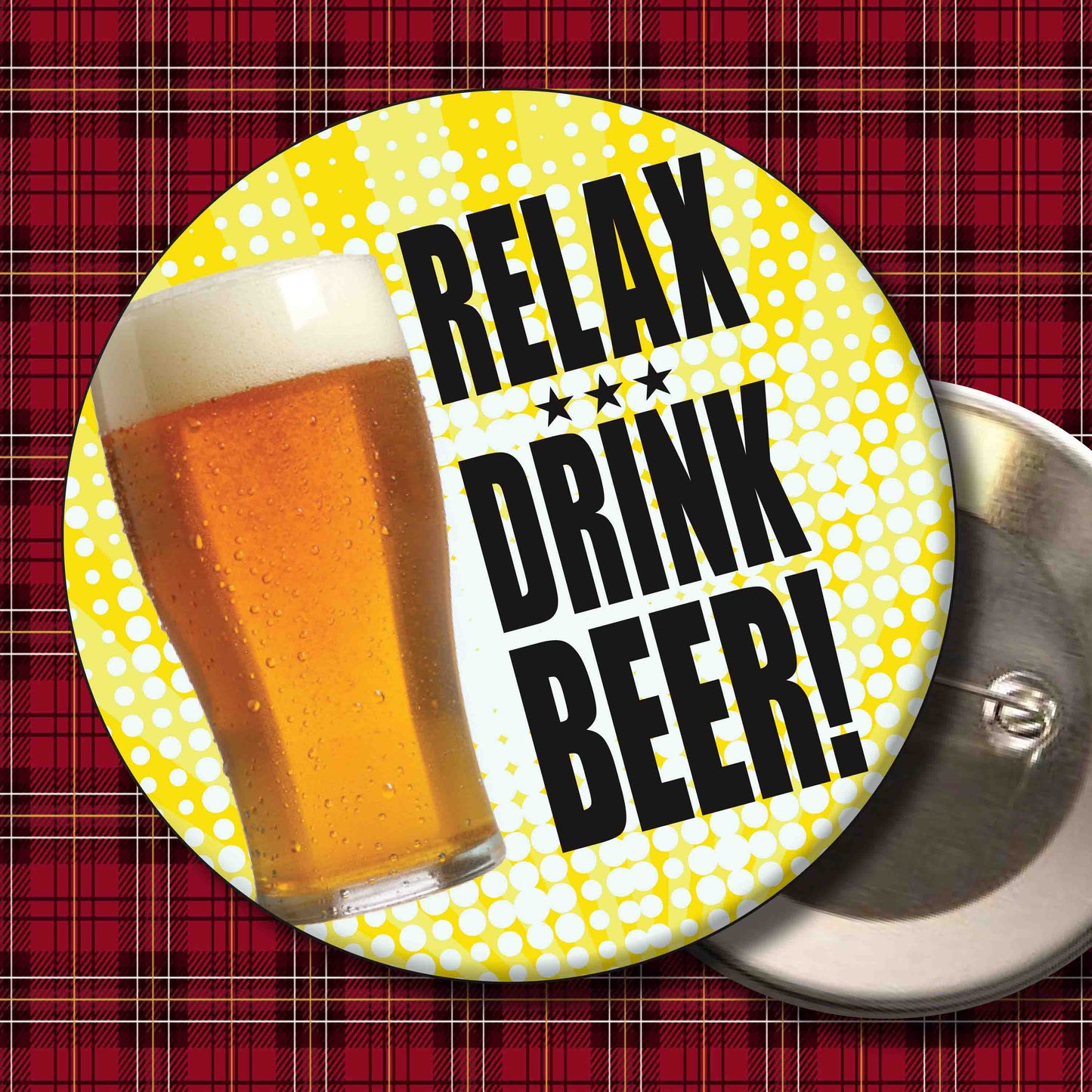 Drink Beer! Art Print + Badge + Bottle Opener + Birthday Card