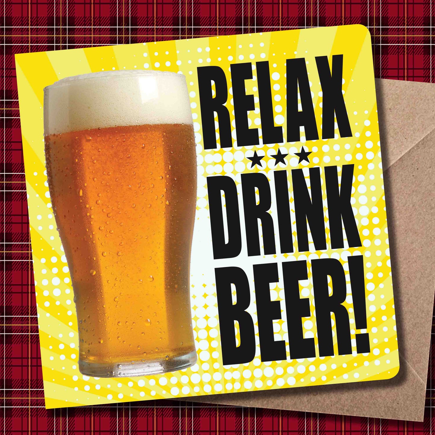 Drink Beer! Art Print + Badge + Bottle Opener + Birthday Card