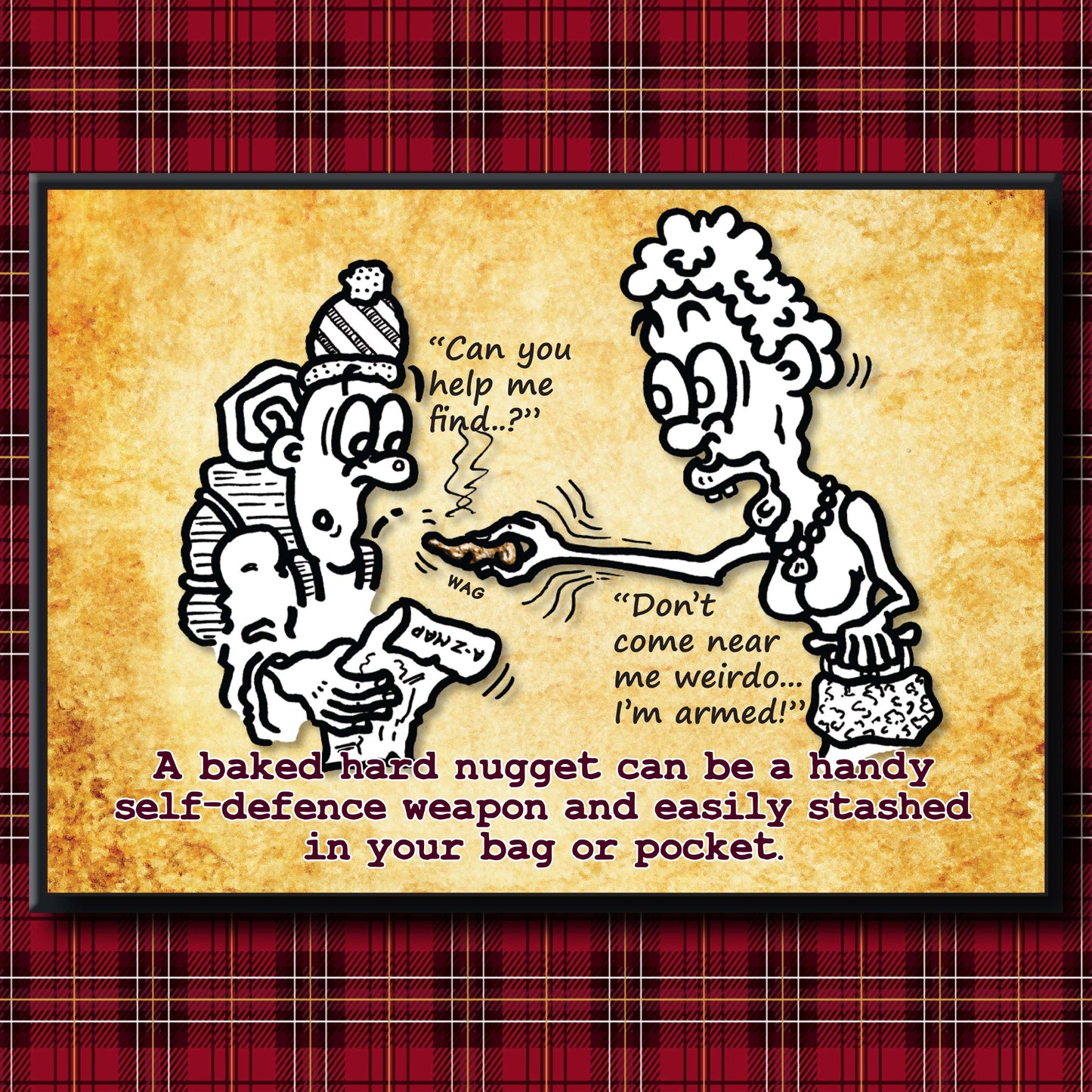Self Defence Dollop - Dog Poo Art Print
