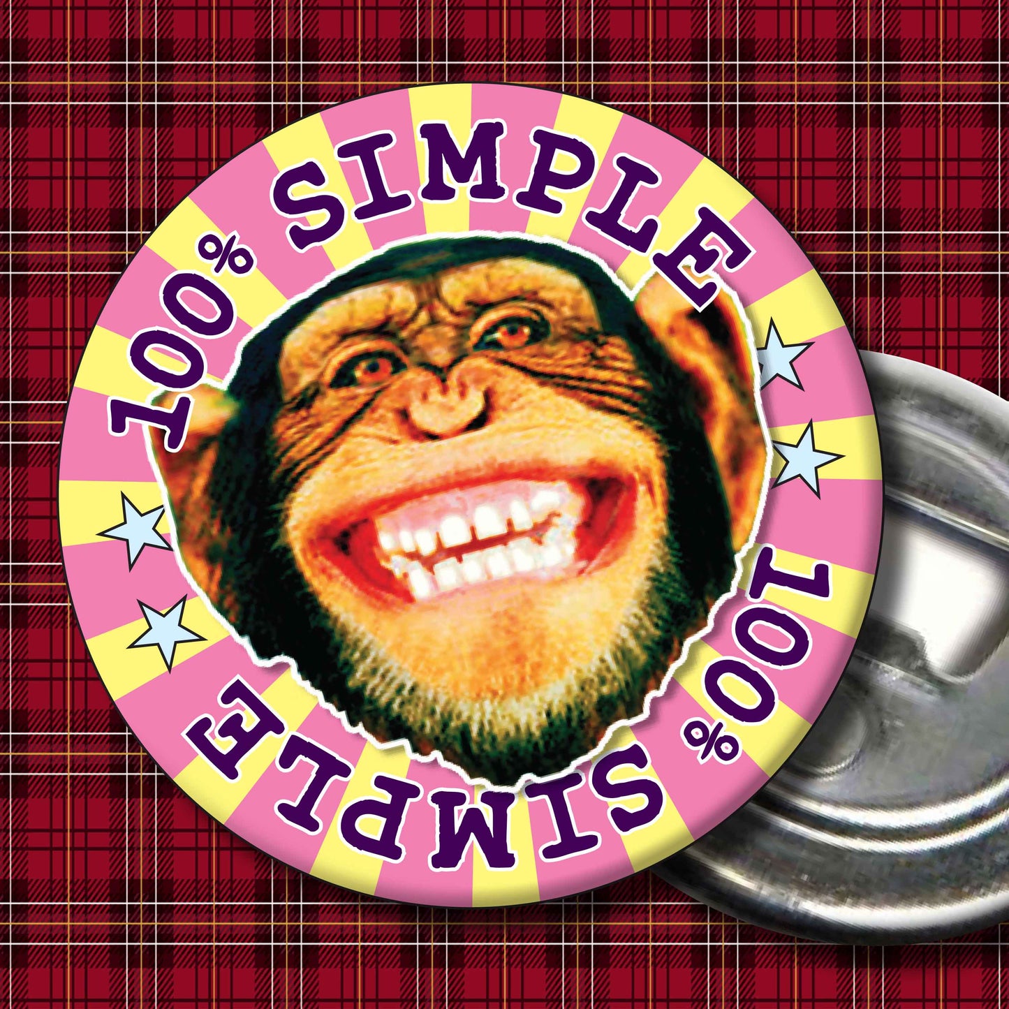 100% Simple Badge + Bottle Opener