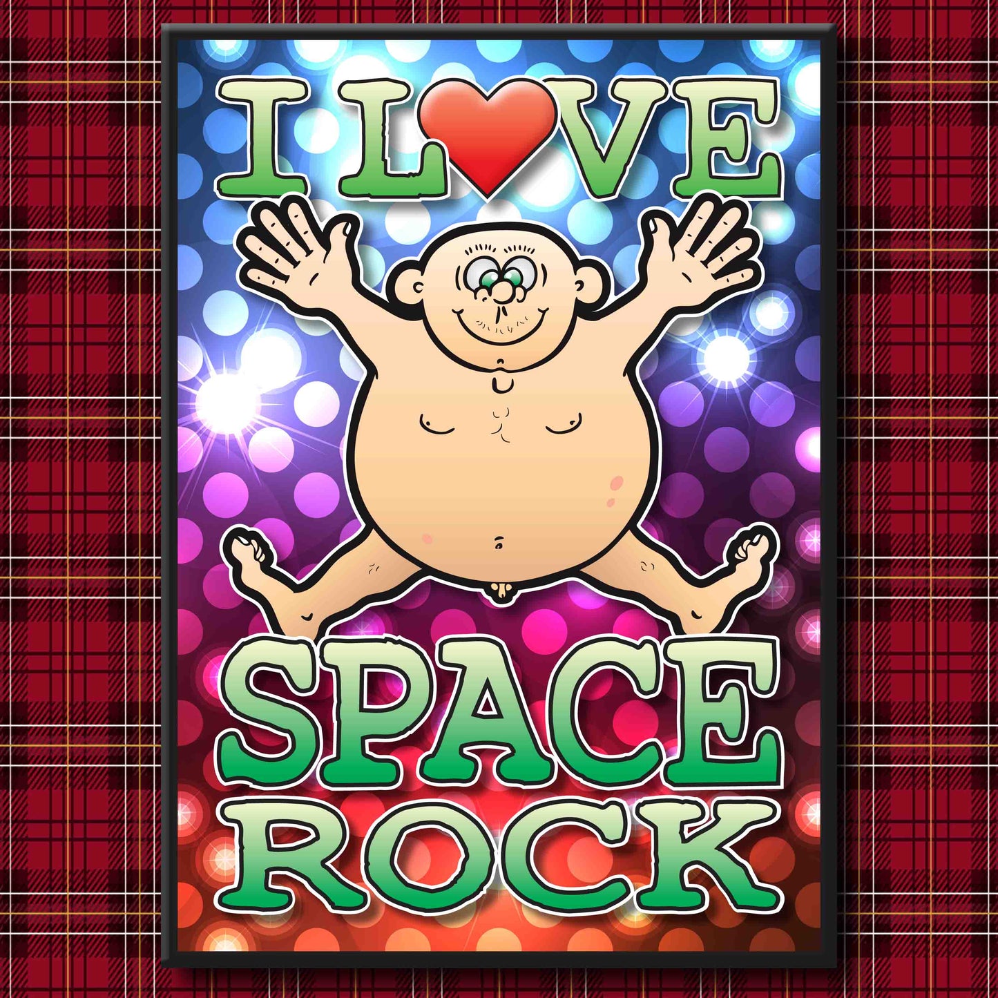 Fat Man "I Love Space Rock" Art Print + Stuff