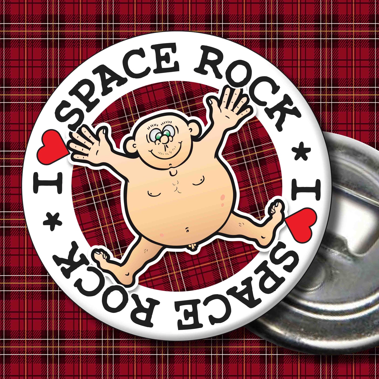 Fat Man "I Love Space Rock" Art Print + Stuff