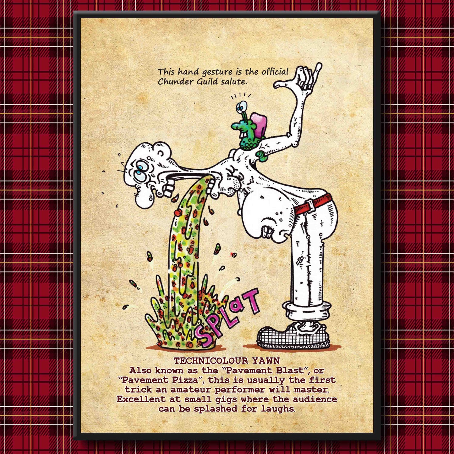 Technicolour Yawn Art Print