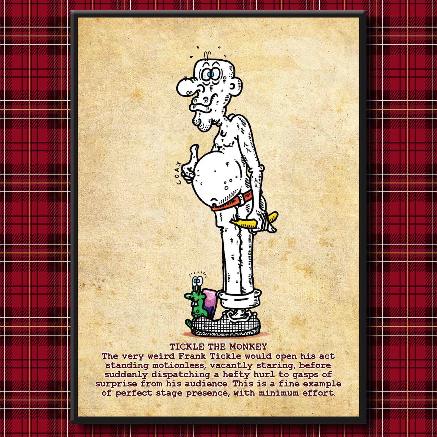 Tickle The Monkey Art Print