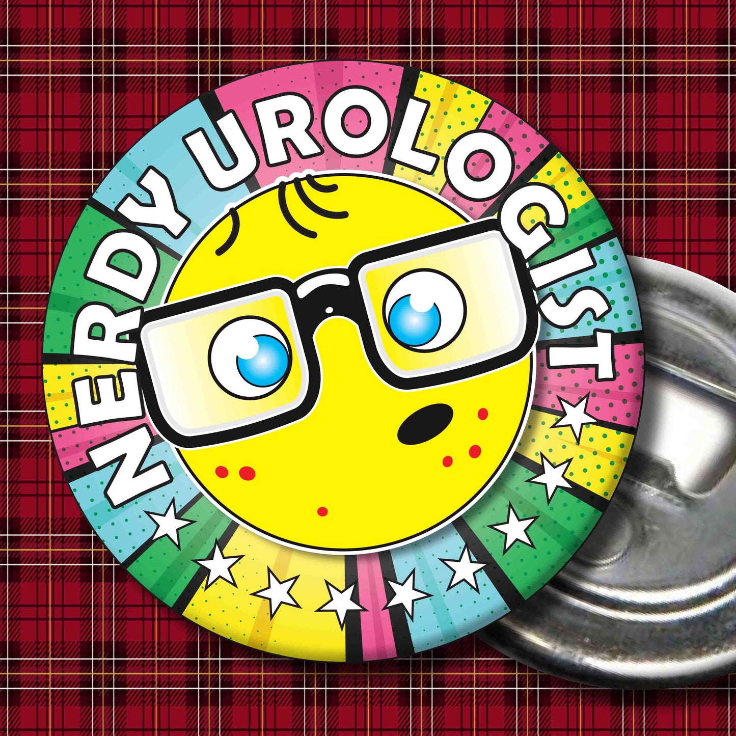 Urologist Metal Pin Badge + Bottle Opener
