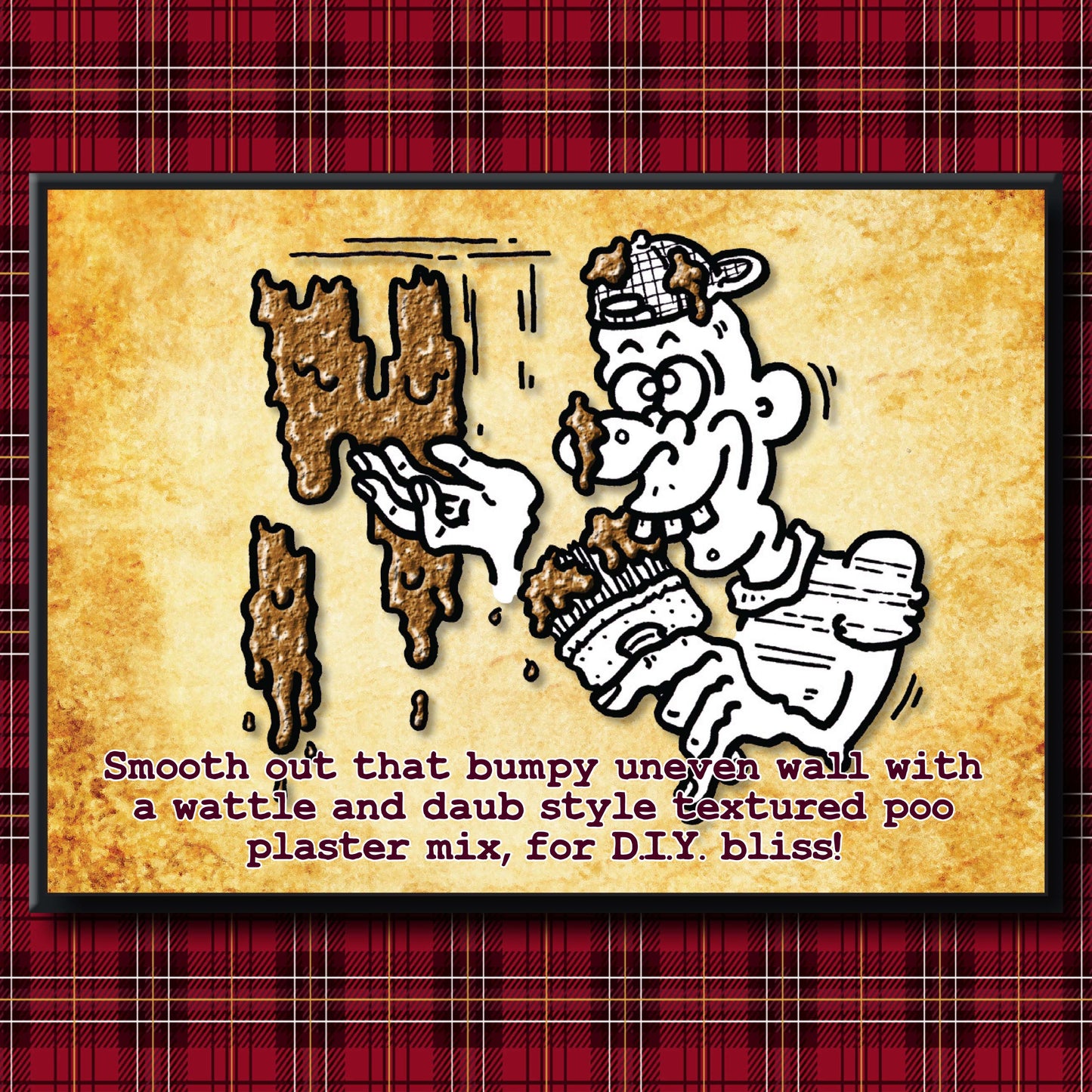 Wattle and Daub - Dog Poo Art Print