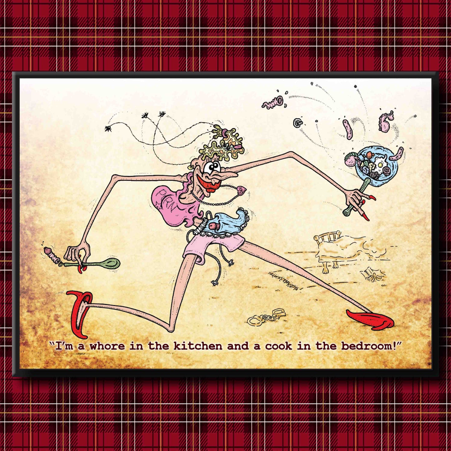 Whore In The Kitchen Art Print