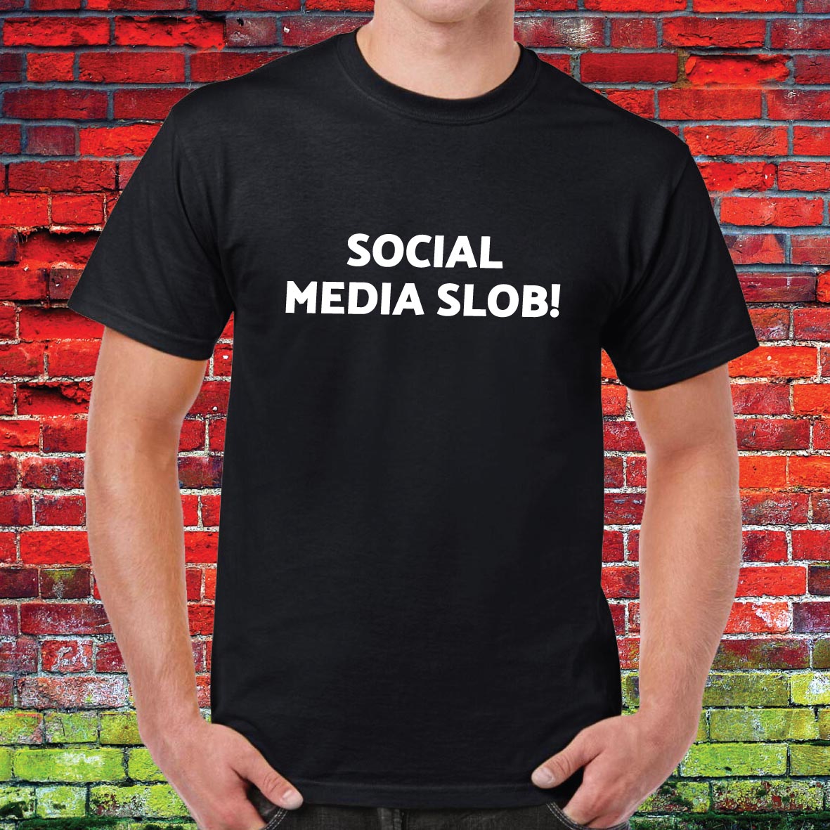 Media Slob Funny Slogan Unisex Tee