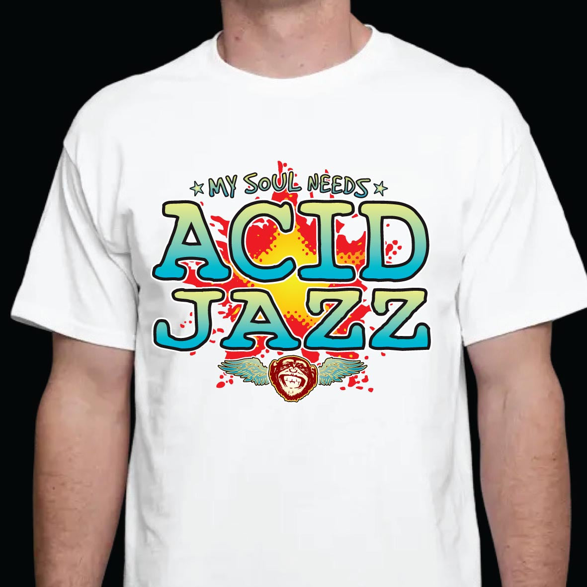Acid Jazz Cotton T-Shirt