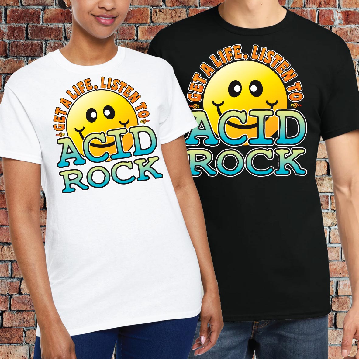 Acid Rock Cotton T-Shirt
