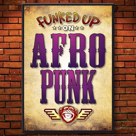 Afro Punk Art Print / Poster / Birthday Card / Greetings Card