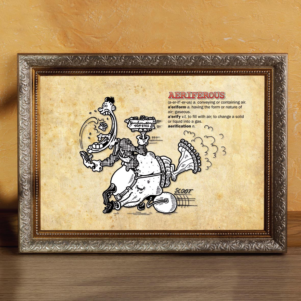 Aeriferous Cartoon Art Print