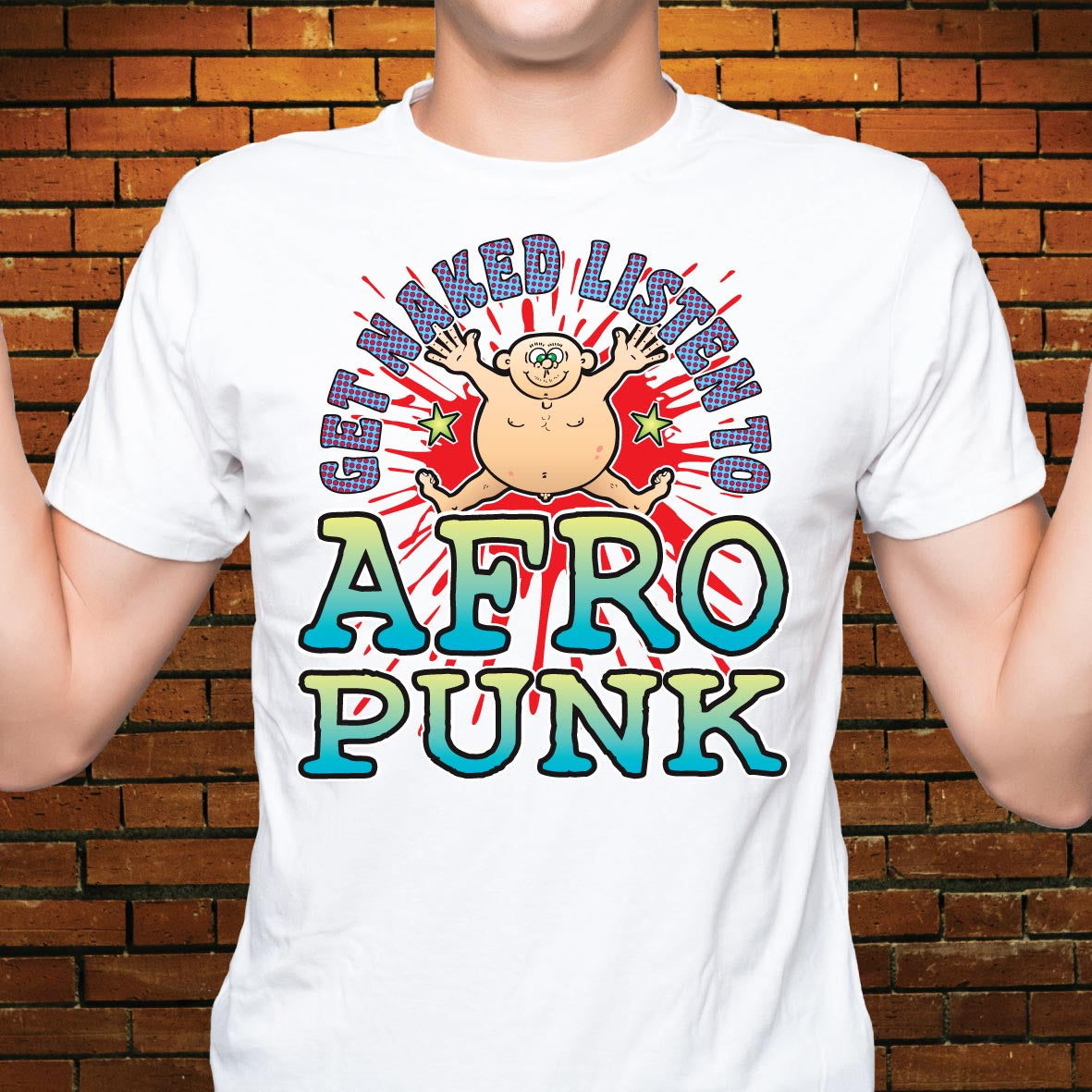 Afro Punk Funny Slogan Cotton T-Shirt