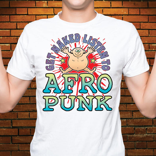 Afro Punk Funny Slogan Cotton T-Shirt