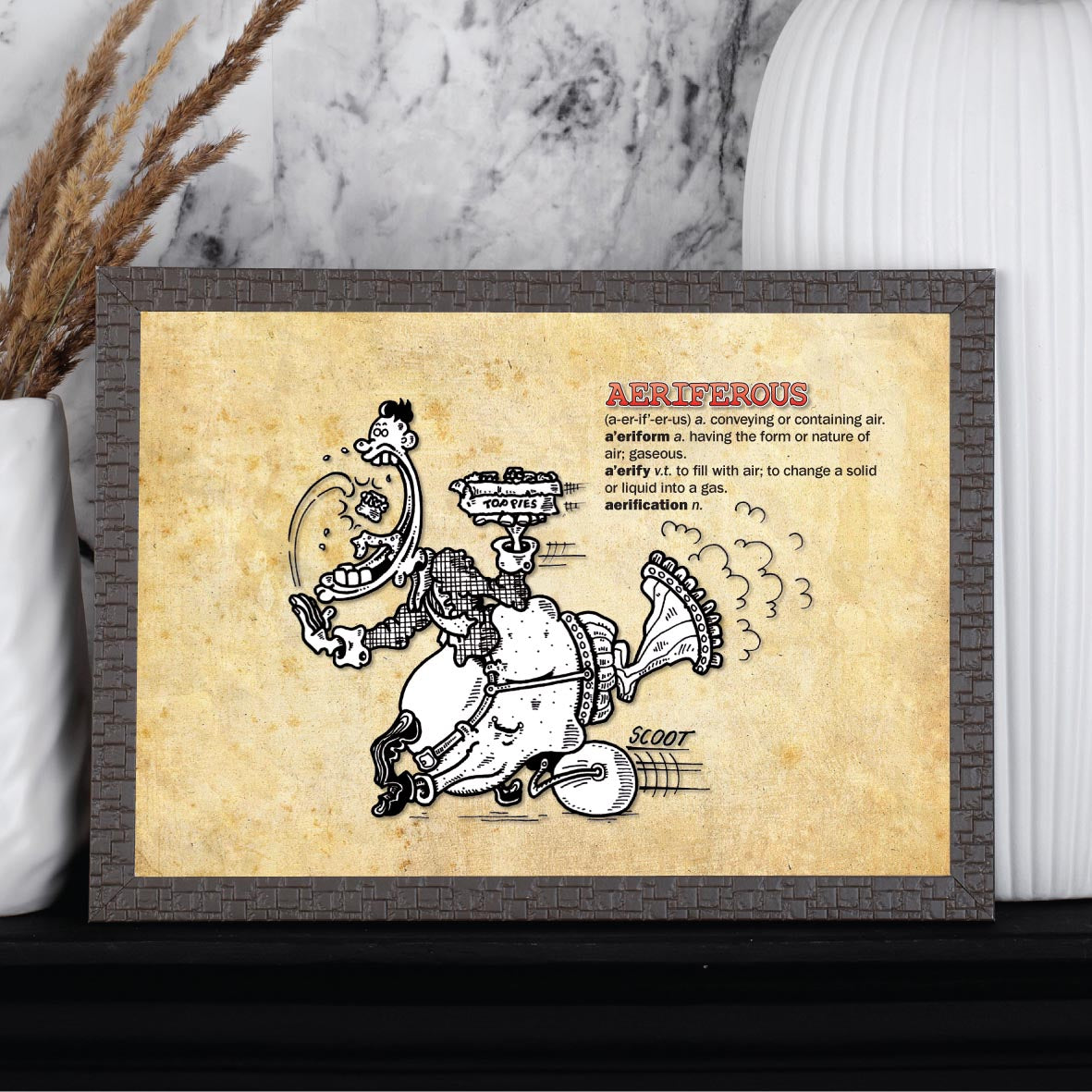 Aeriferous Cartoon Art Print