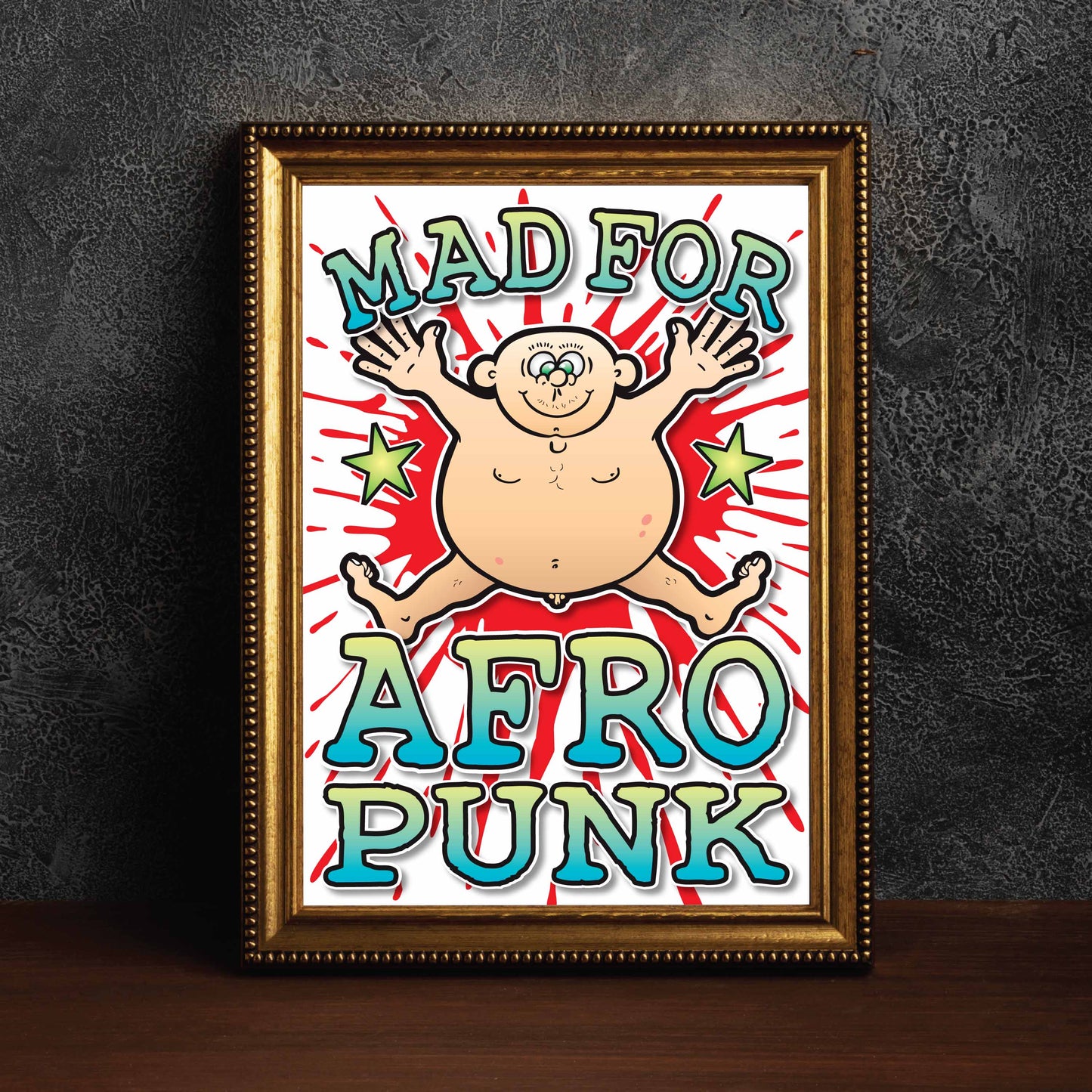 Afro Punk Art Print / Mad For Music Poster / Wall Décor