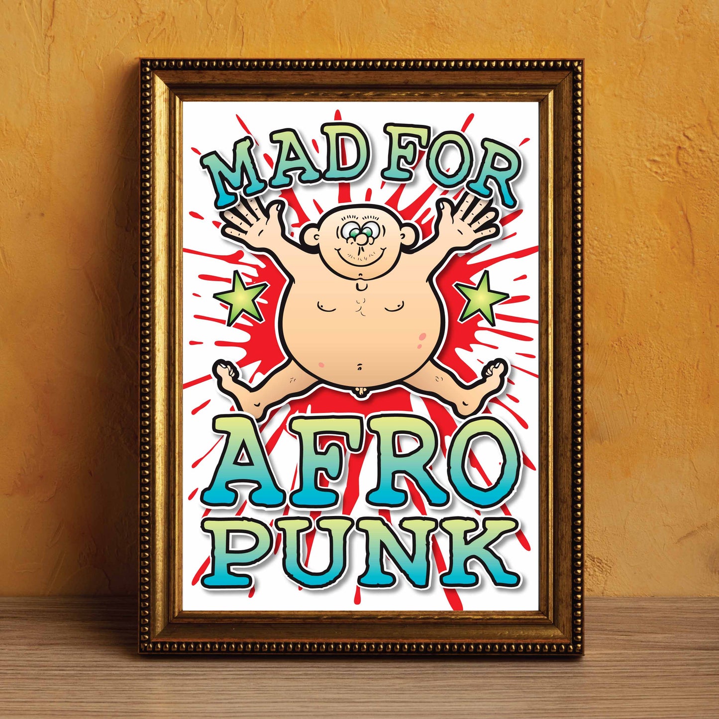 Afro Punk Art Print / Mad For Music Poster / Wall Décor