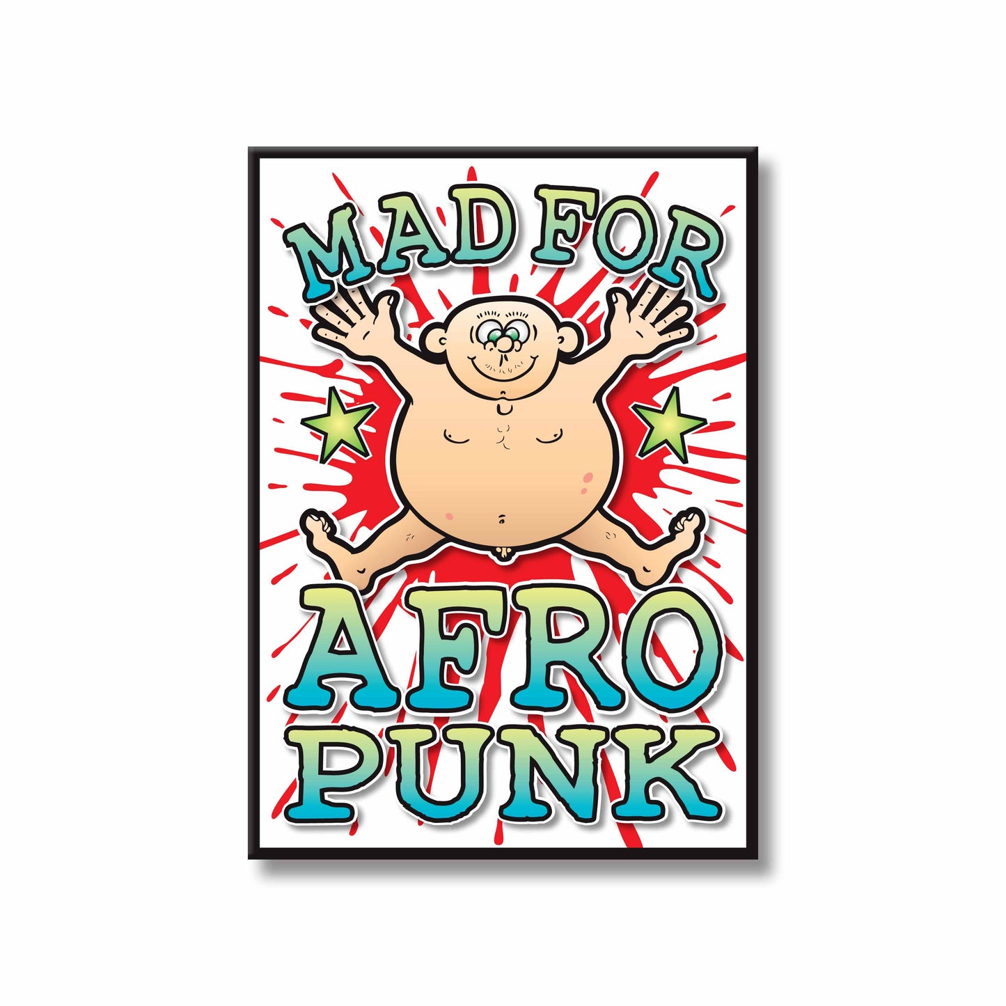 Afro Punk Art Print / Mad For Music Poster / Wall Décor