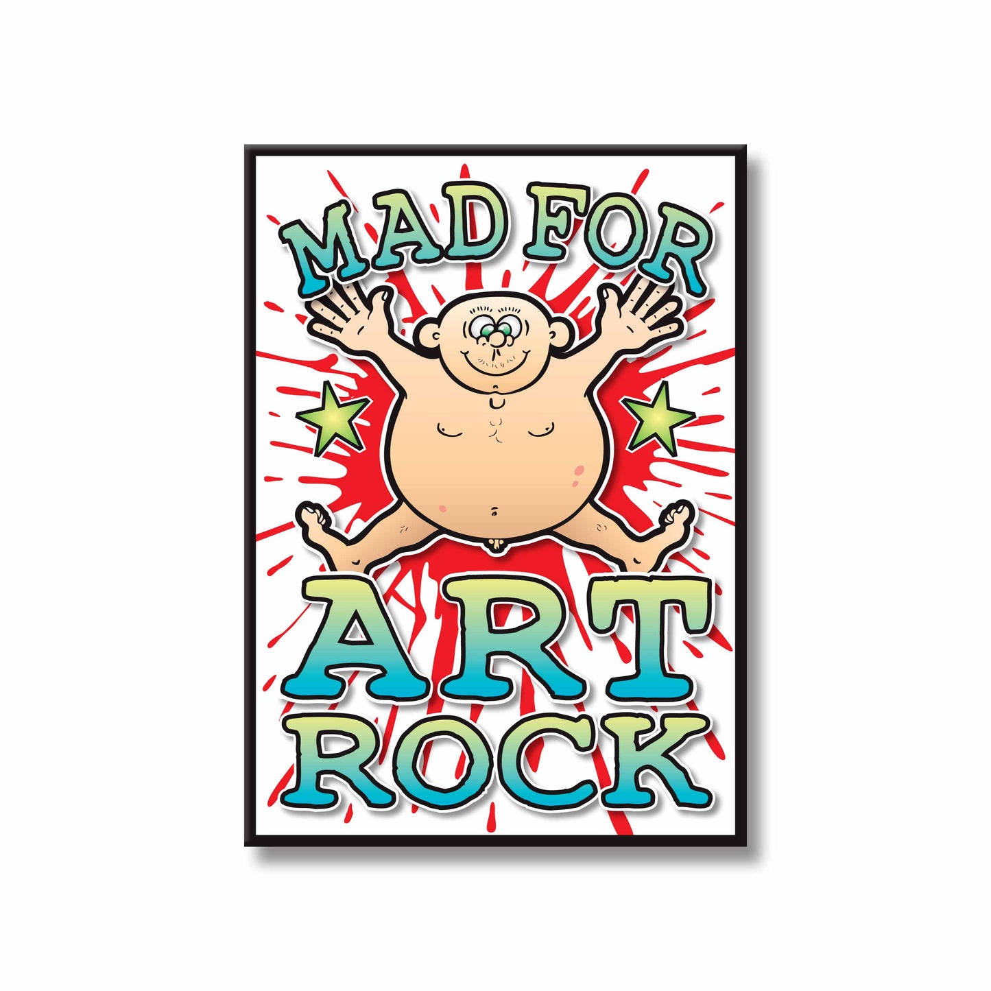 Art Rock Art Print / Mad For Music Poster / Wall Décor