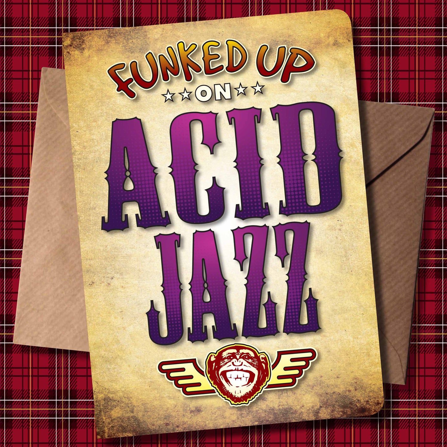 Acid Jazz Art Print / Poster / Birthday Card / Greetings Card
