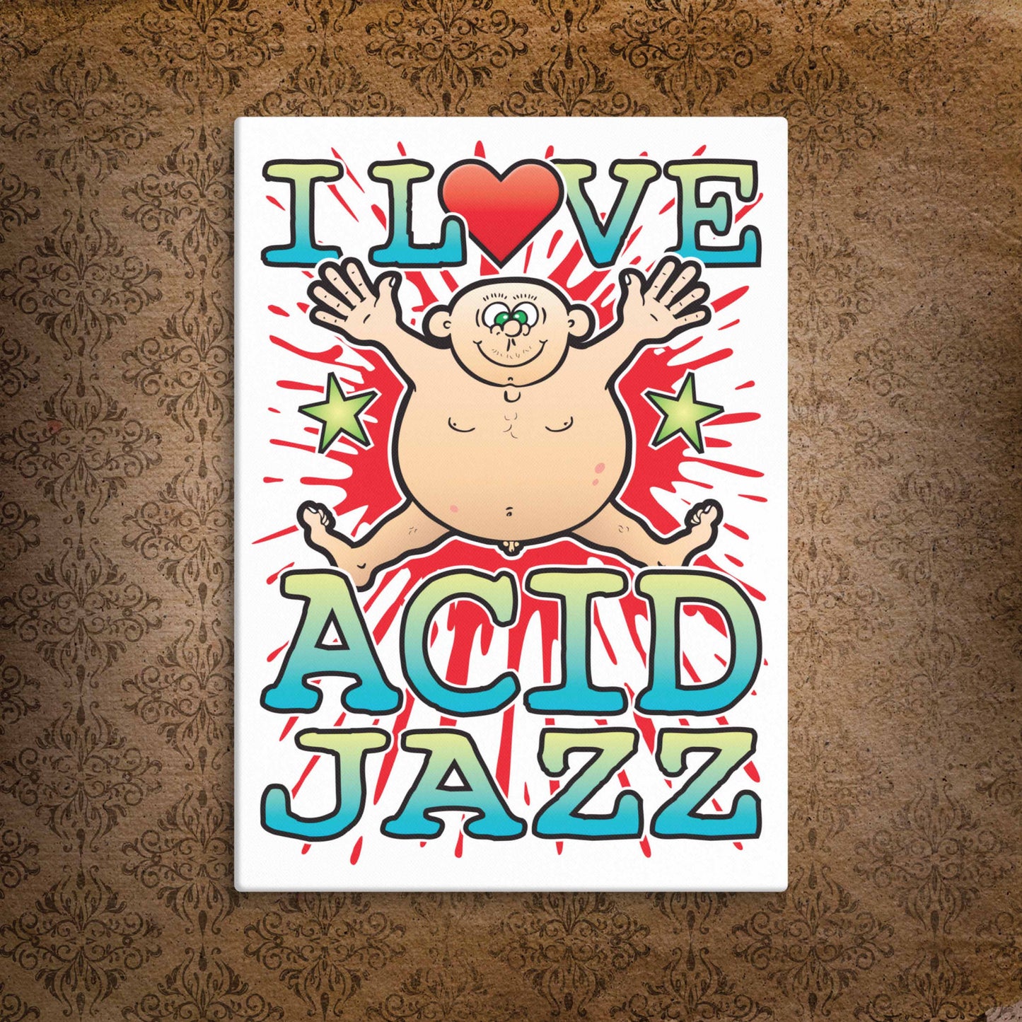 Acid Jazz Canvas Print 30x40cm