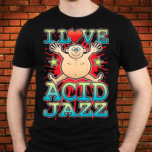 Acid Jazz Cotton Love Music T-Shirt