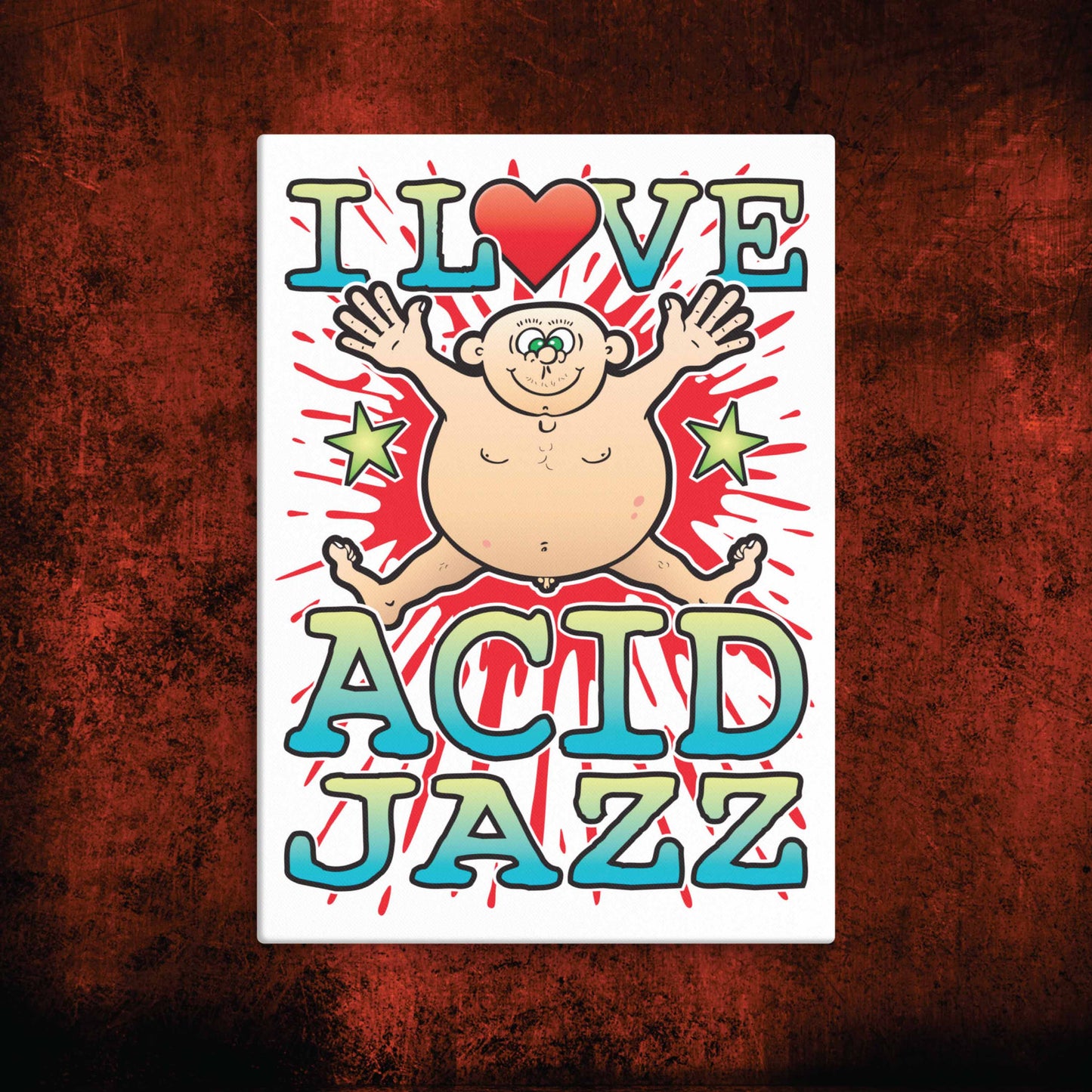 Acid Jazz Canvas Print 30x40cm