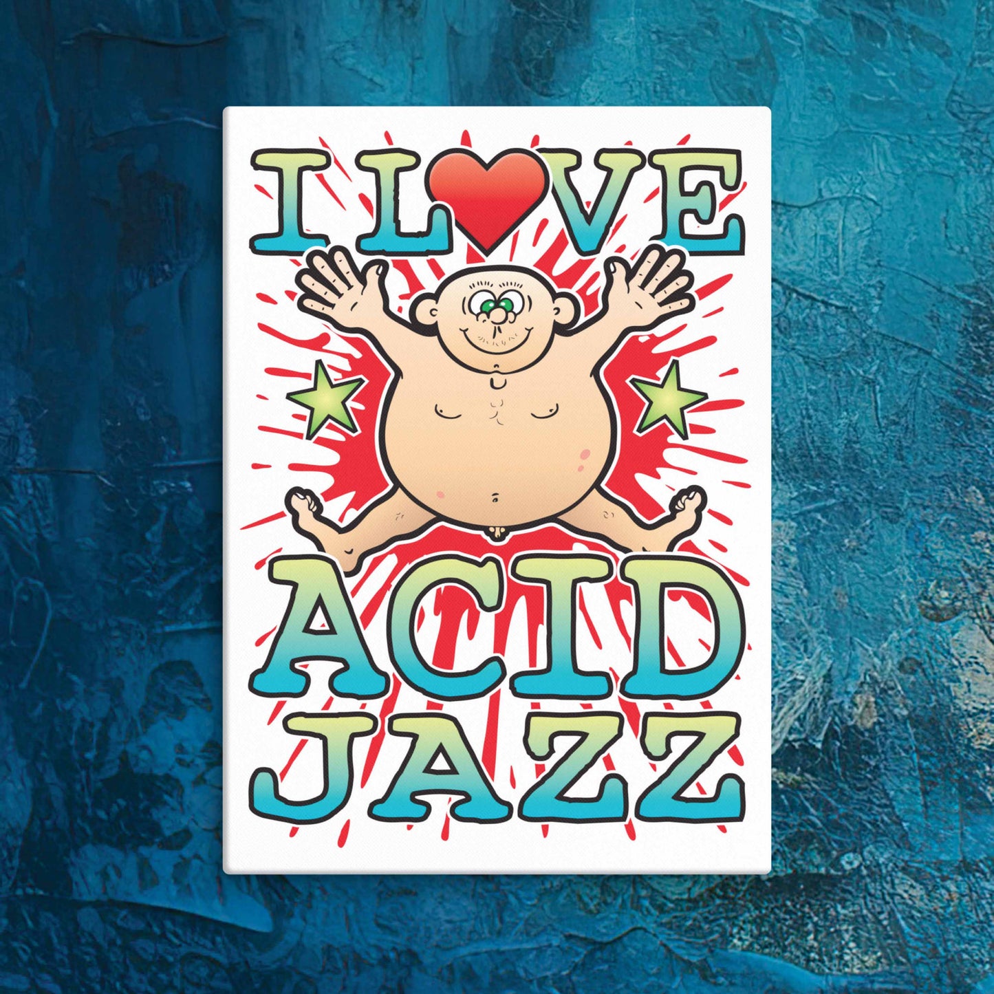 Acid Jazz Canvas Print 30x40cm