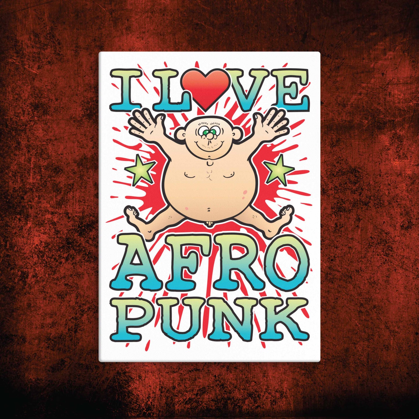 Afro Punk Canvas Print 30x40cm