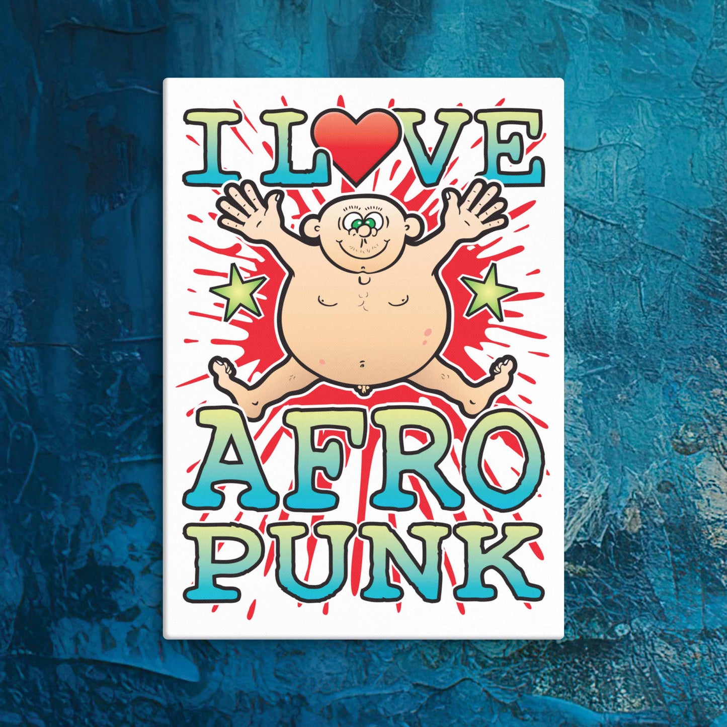 Afro Punk Canvas Print 30x40cm