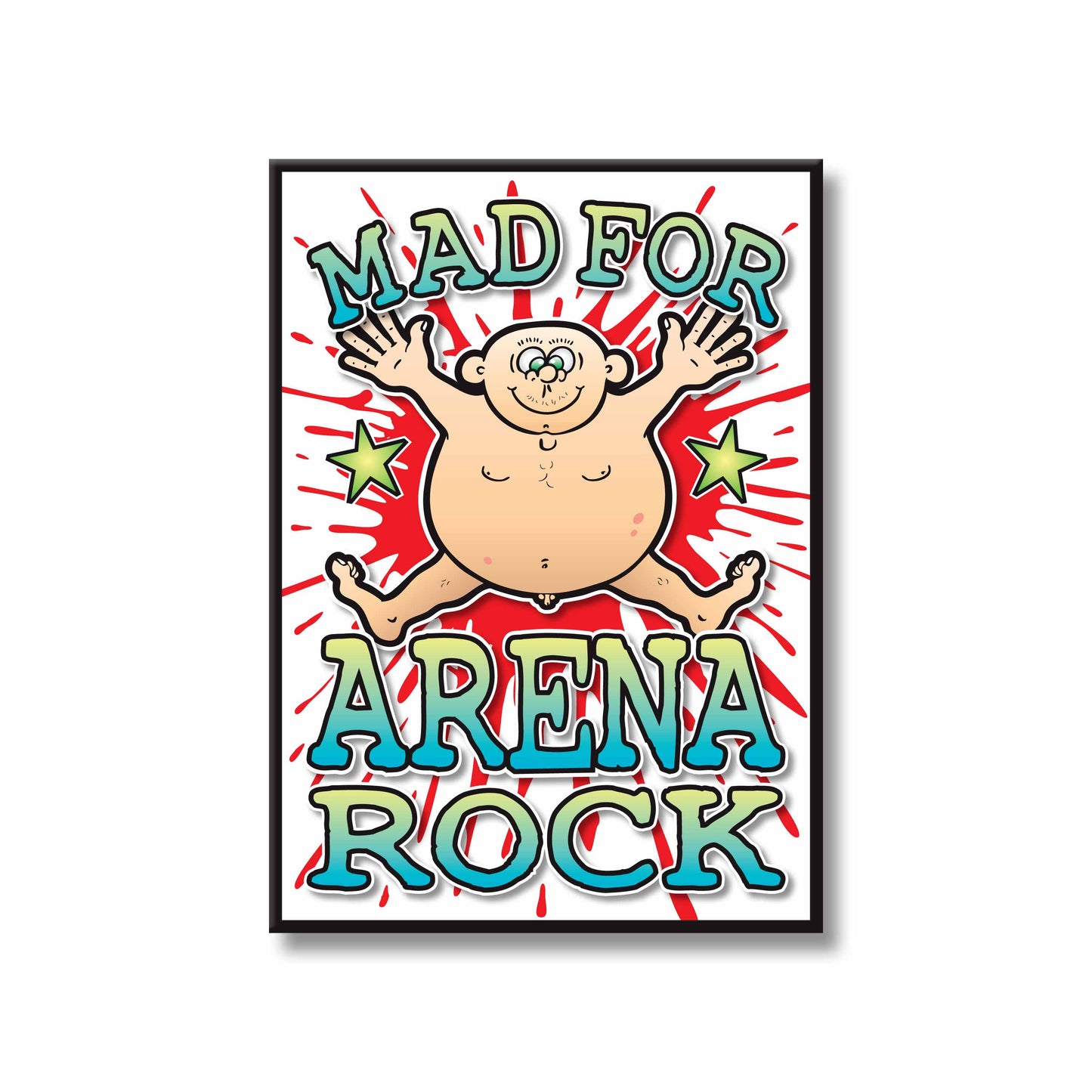 Arena Rock Art Print / Mad For Music Poster / Wall Décor