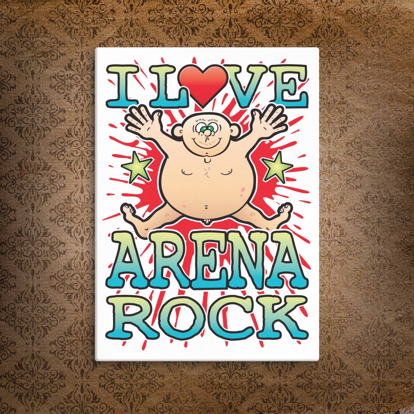 Arena Rock Canvas Print 30x40cm