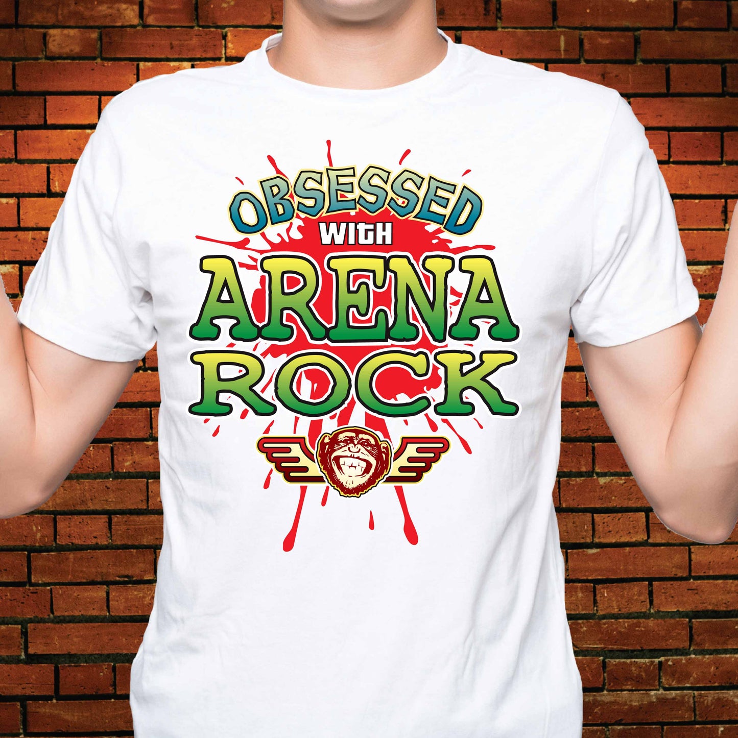 Arena Rock Obsessed Cotton T-Shirt
