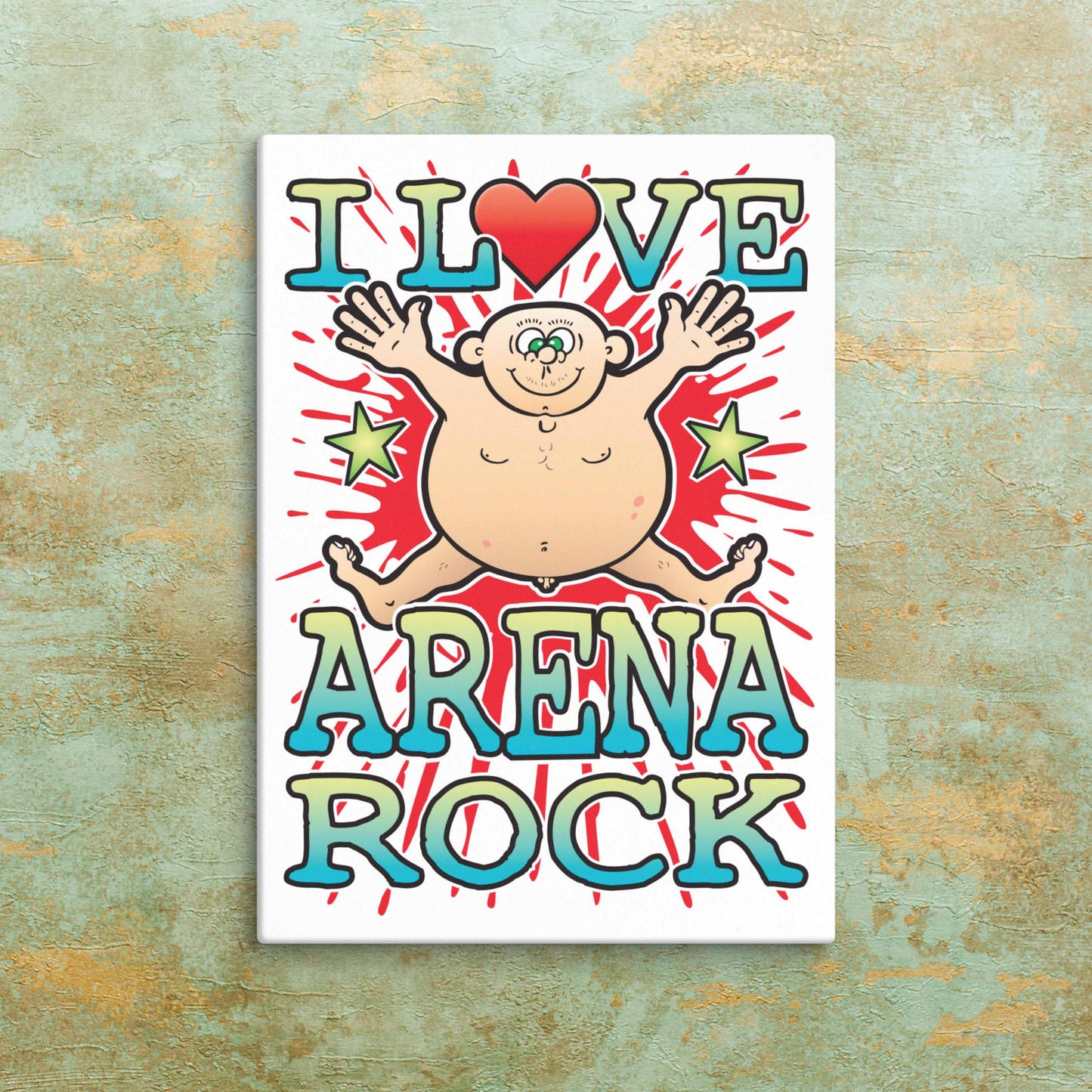 Arena Rock Canvas Print 30x40cm