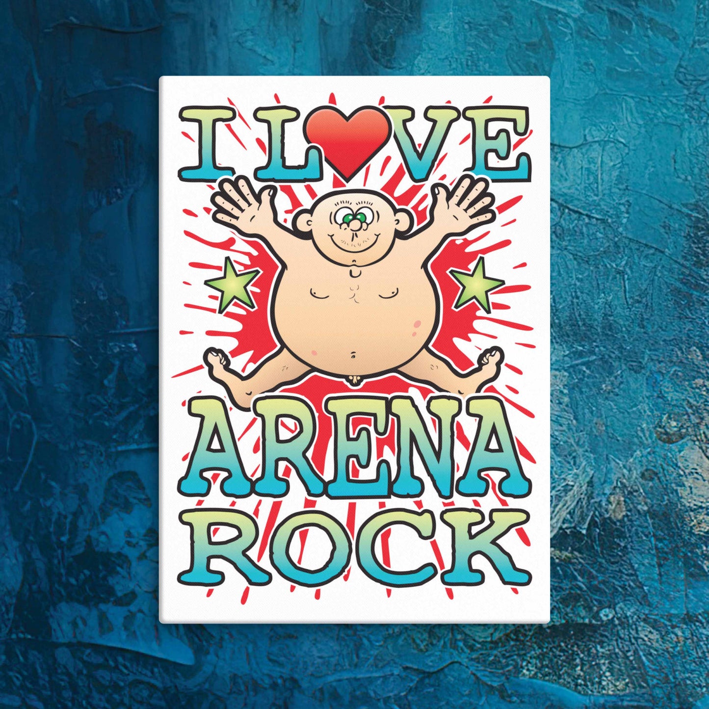 Arena Rock Canvas Print 30x40cm