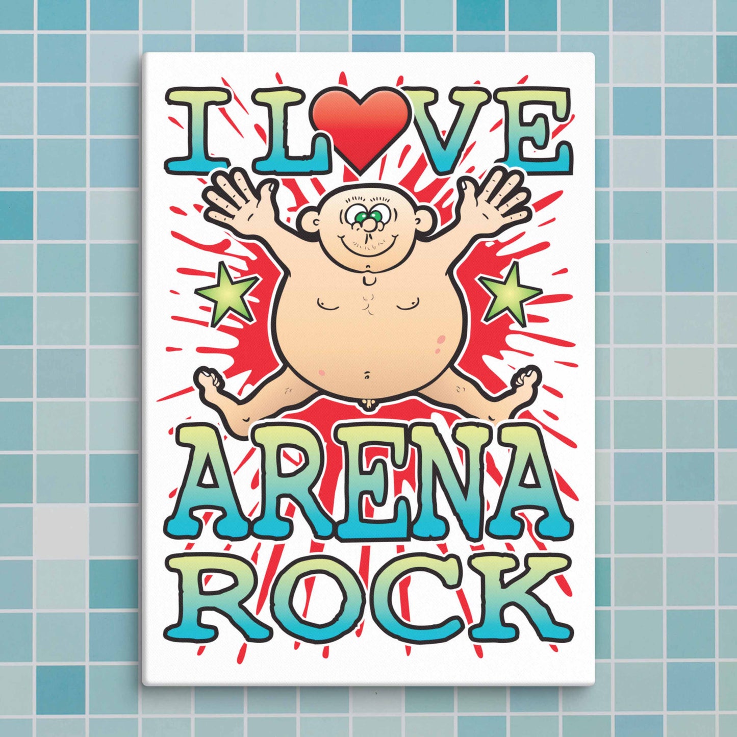 Arena Rock Canvas Print 30x40cm