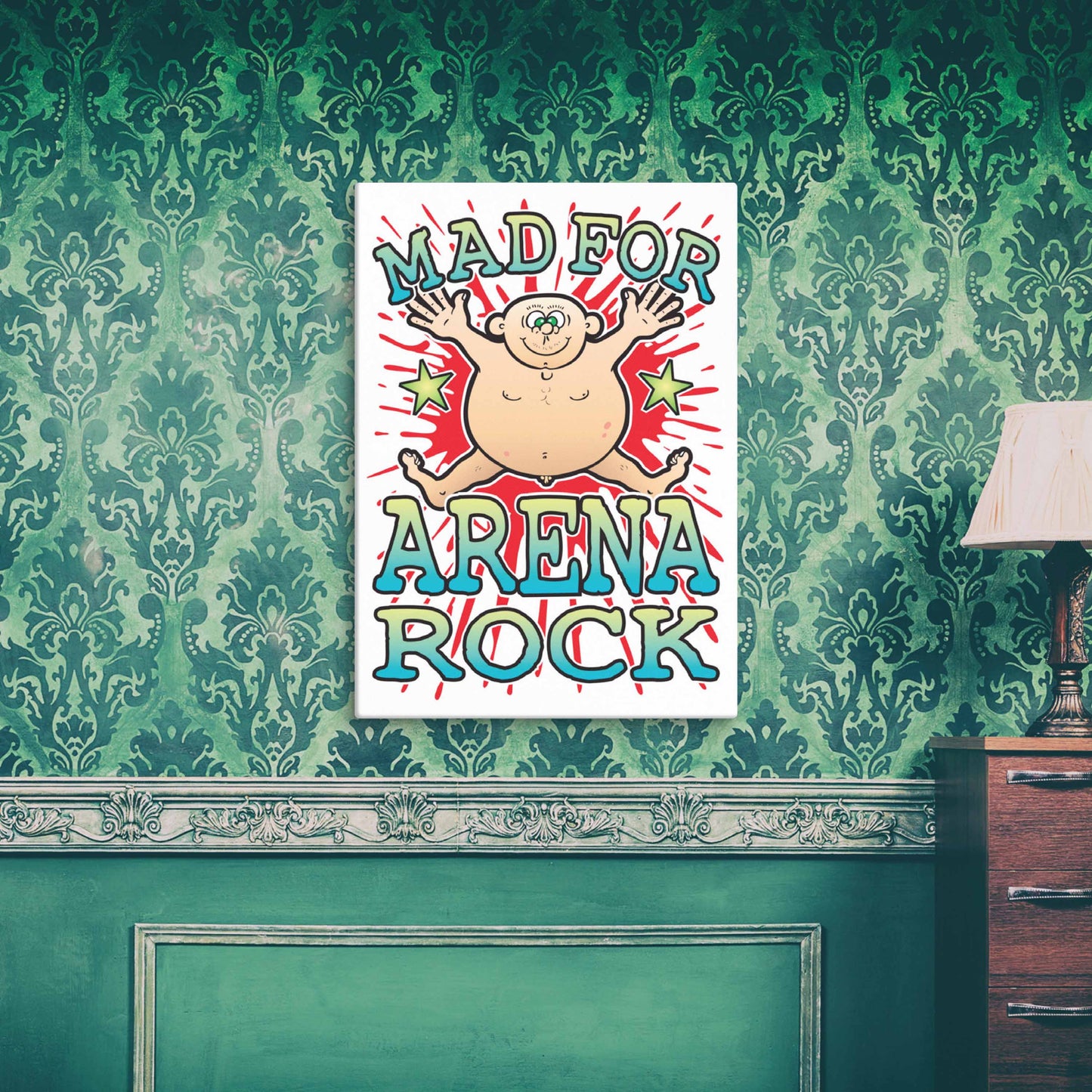 Arena Rock Canvas Print 51x71cm