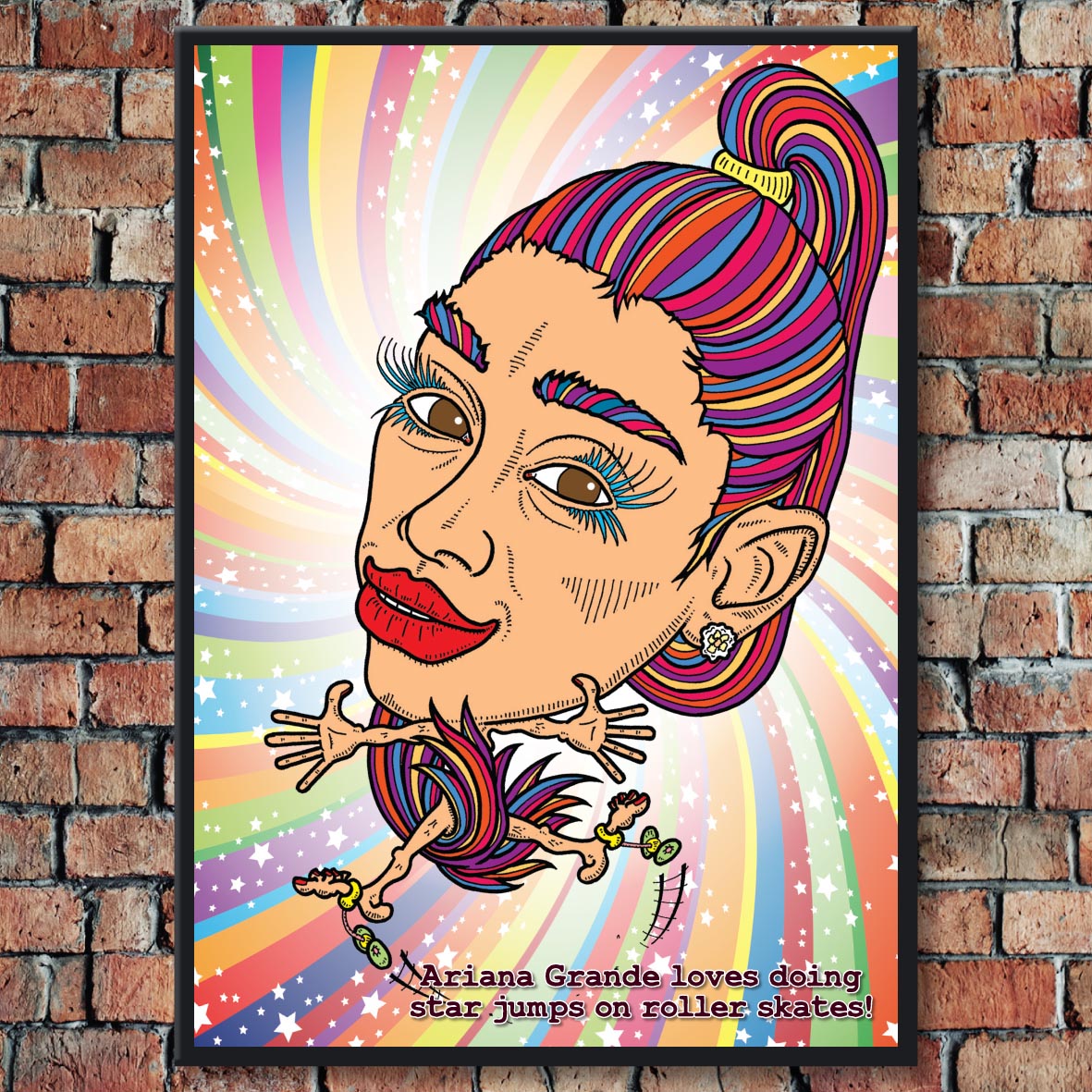 Ariana Grande Pop Art Print