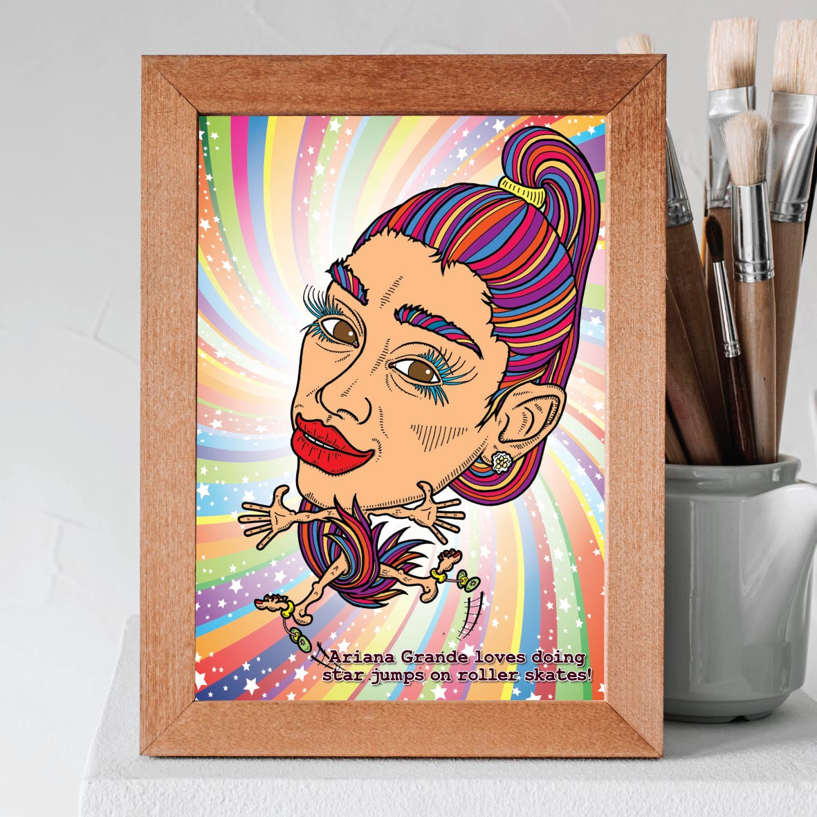 Ariana Grande Pop Art Print