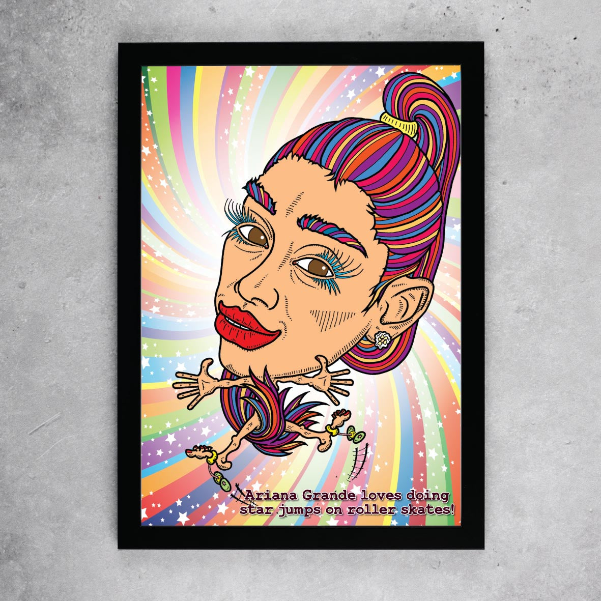 Ariana Grande Pop Art Print