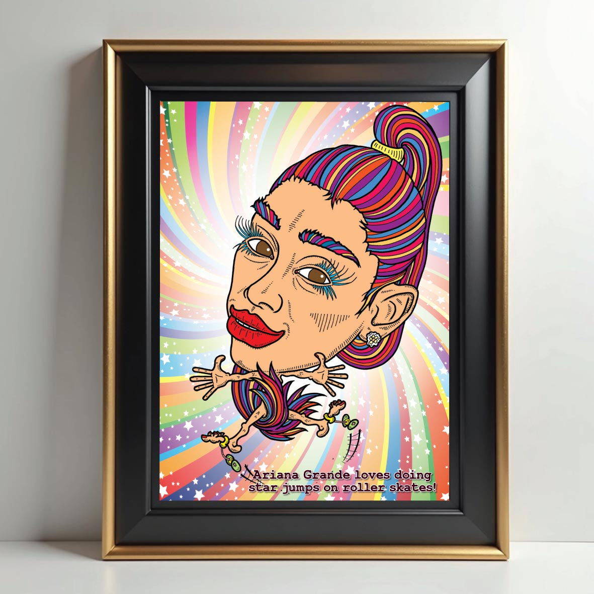 Ariana Grande Pop Art Print
