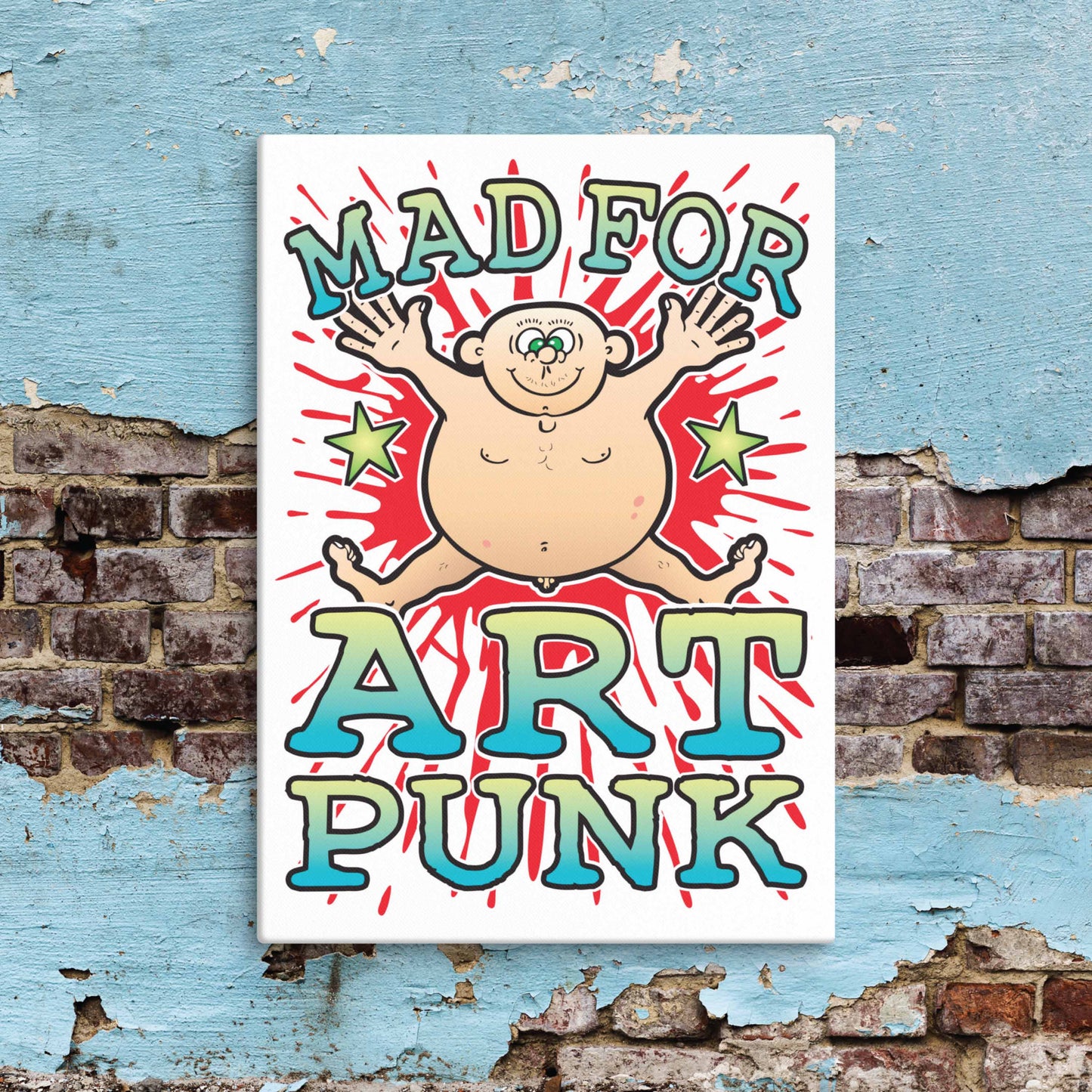 Art Punk Canvas Print 30x40cm