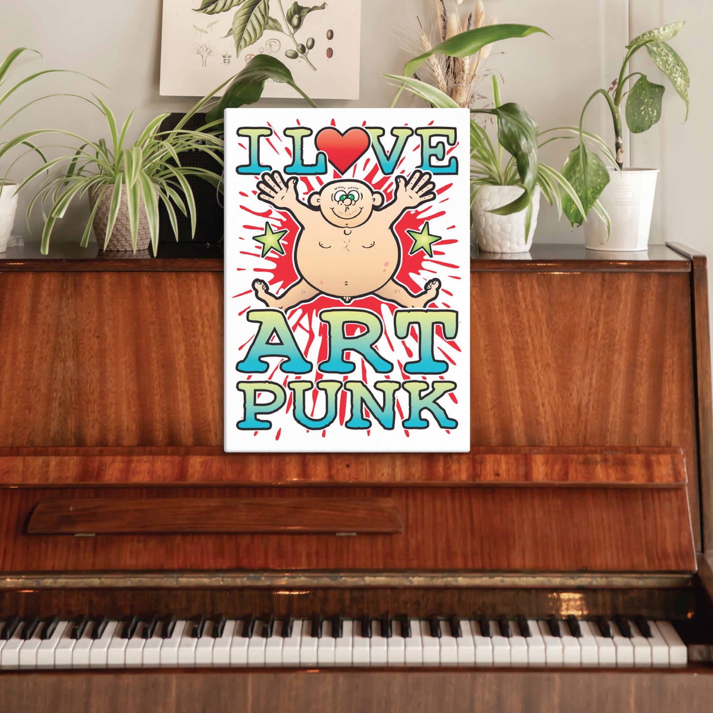 Art Punk Canvas Print 30x40cm