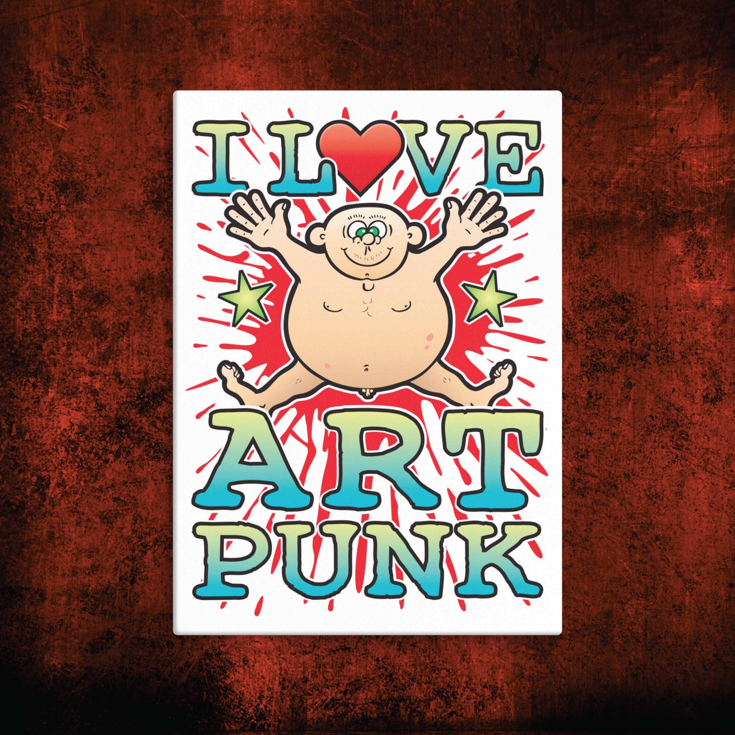 Art Punk Canvas Print 30x40cm