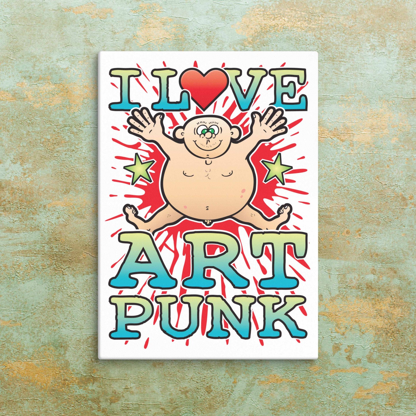 Art Punk Canvas Print 30x40cm