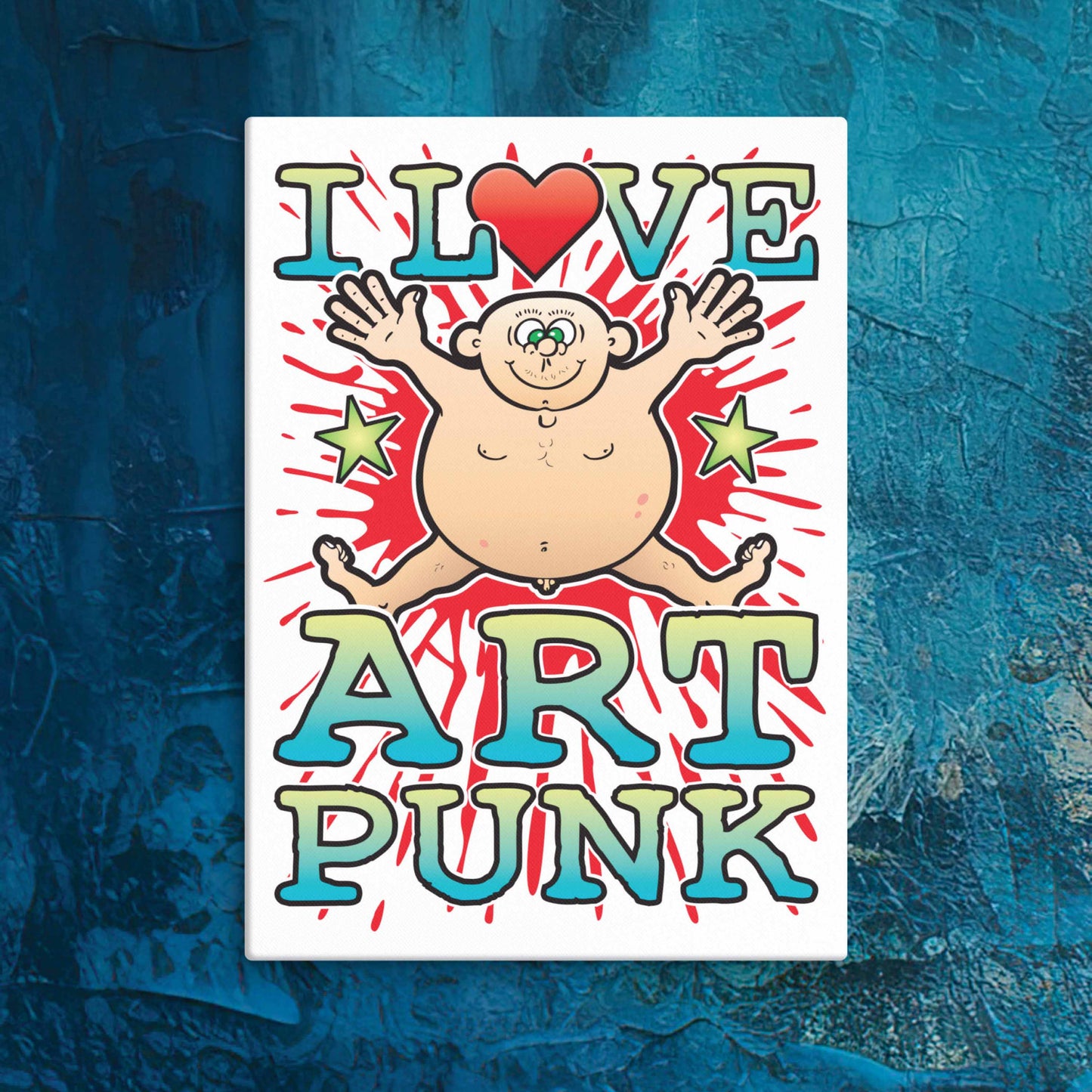 Art Punk Canvas Print 30x40cm
