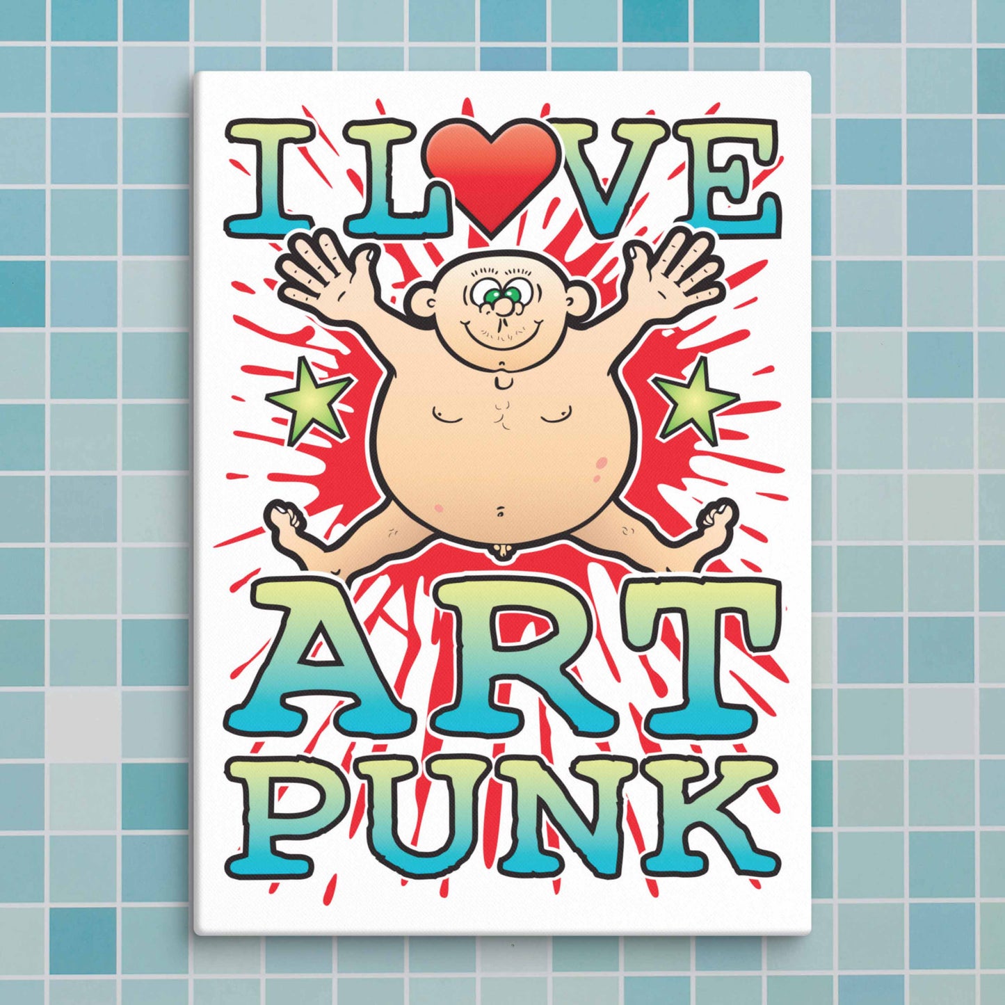 Art Punk Canvas Print 30x40cm